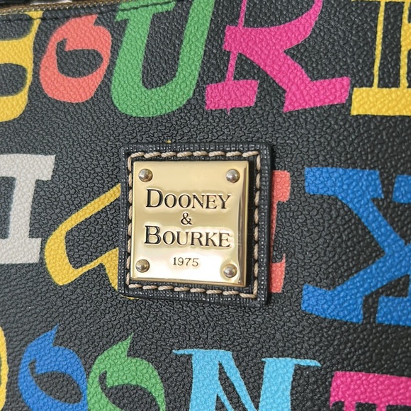 Dooney & Bourke Doodle Pod Backpack Black Multicolor - Picture 3 of 14